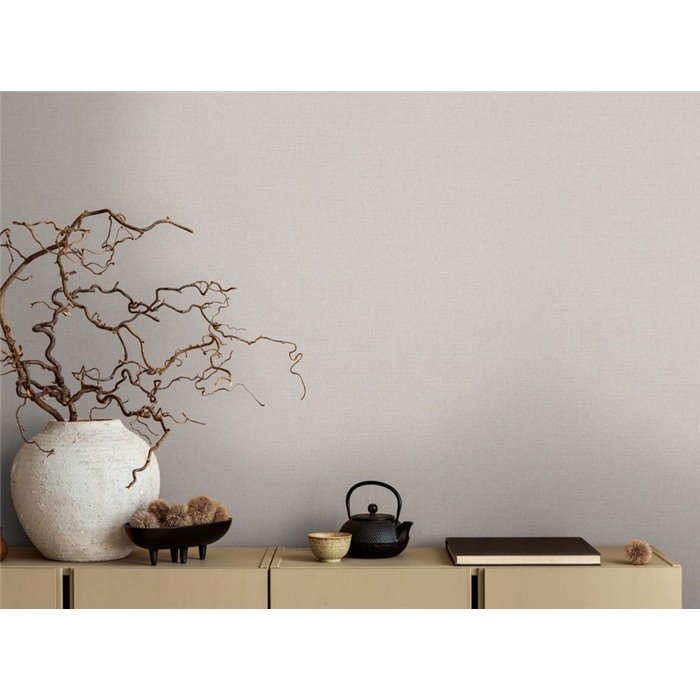 Papeldecor|Papier peint texturé beige et gris|Couleurs Unies