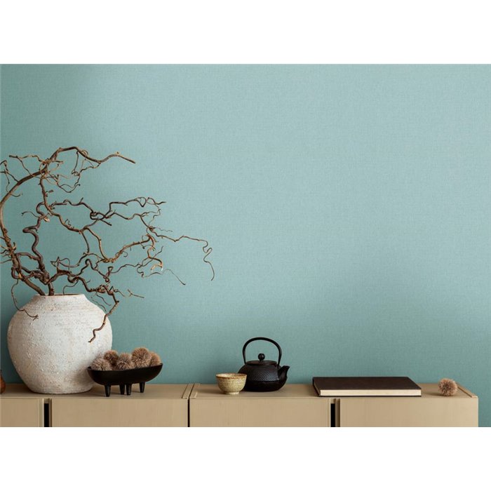 Papel pintado azul liso texturizado - Papeldecor Eclipse 2027399889