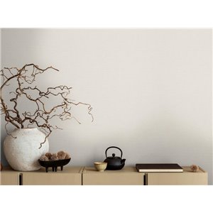 Casadeco|Blue wallpaper with beautiful vegetable fiber texture|Solid Colors 2