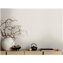 Papeldecor|Plain White Striped Wallpaper|Solid Colors