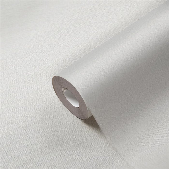 Papeldecor|Papel pintado liso rayado blanco|Colores Lisos