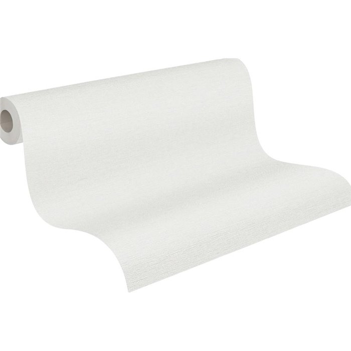 Papeldecor|Papel pintado liso rayado blanco|Colores Lisos
