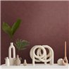 Papeldecor|Papier peint stucco rouge|Imitation Bois