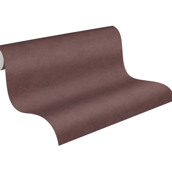 Papeldecor|Stucco Effect Red Wallpaper|Wood Imitation