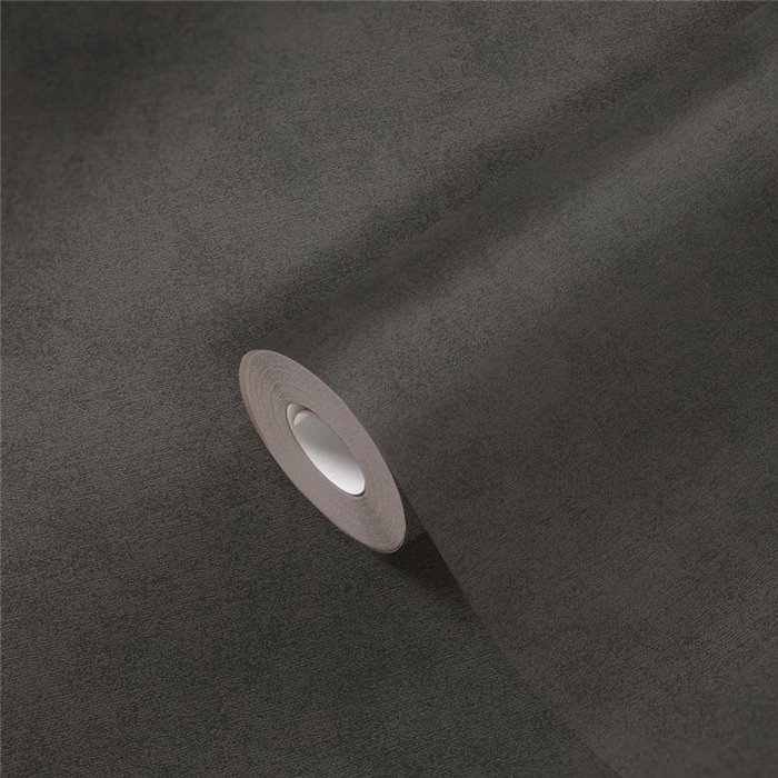 Papeldecor|Matte Black Stucco Effect Wallpaper|Wallpaper