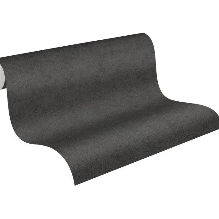 Papeldecor|Matte Black Stucco Effect Wallpaper|Wallpaper