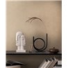 Papeldecor|Papier peint stuc beige clair|Imitation Bois