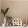 Papeldecor|Light Beige Stucco Wallpaper|Wood Imitation