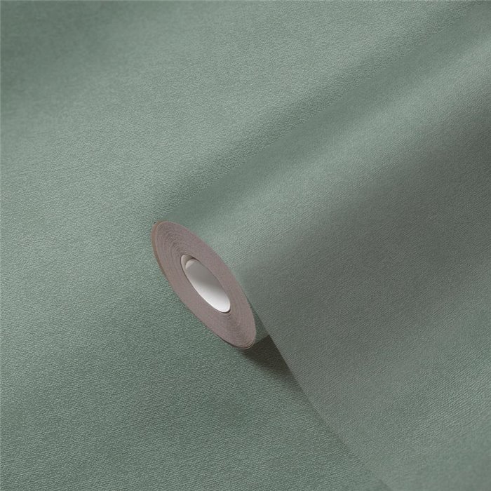 Papeldecor|Green Stucco Effect Wallpaper|Wood Imitation
