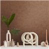 Papeldecor|Papier peint intemporel effet stuc marron|Imitation Bois