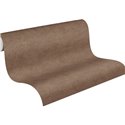 Papeldecor|Papier peint intemporel effet stuc marron|Imitation Bois