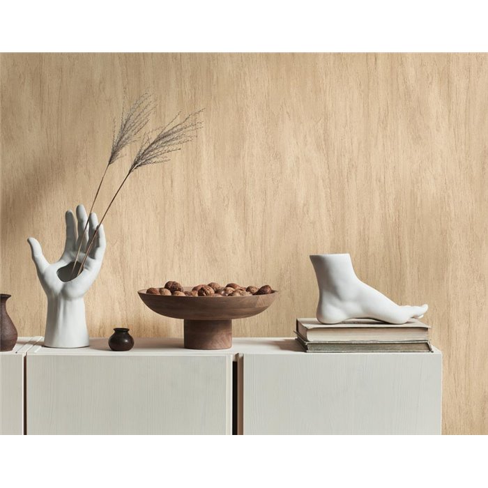 Papeldecor|Papier peint panneau effet bois beige|Imitation Bois
