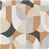 Papeldecor|Papier peint moderne géométrique marron|Géométrique