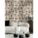 Papeldecor|Tapete Modern Geometrisch Braun|Geometrisch