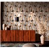 Papeldecor|Papier peint moderne géométrique marron|Géométrique
