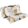 Papeldecor|Papier peint moderne géométrique marron|Géométrique