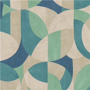 Elitis|Japanese-style wallpaper with green and black Chinese characters|Wallpaper