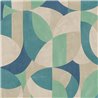 Papeldecor|Papier peint moderne motif géométrique vert|Géométrique