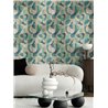 Papeldecor|Papier peint moderne motif géométrique vert|Géométrique