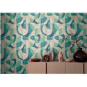 Papeldecor|Papier peint moderne motif géométrique vert|Géométrique