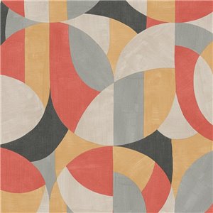 Marburg|Tapete mit geometrischem und Rohseidentextur in Weiß|Modern