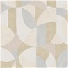 Papel pintado geométrico beige estilo moderno - Papeldecor Lumière 2026399324