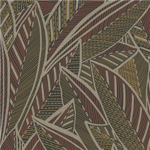 Papeldecor|Papier peint floral moderne noir|Floral