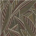 Papeldecor|Papier peint floral moderne feuilles jaune marron|Floral