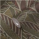 Papeldecor|Papier peint floral moderne feuilles jaune marron|Floral