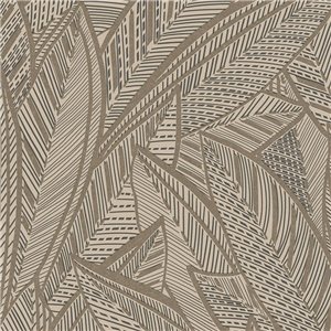 Casamance|Papier peint géométrique vert avec lignes abstraites|Papier Peint