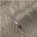 Papeldecor|Tapete Blumen Modern Große Blätter Schwarz|Blumen