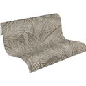 Papeldecor|Tapete Blumen Modern Große Blätter Schwarz|Blumen