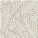 Papeldecor|Papier peint floral grandes feuilles blanches et grises|Floral