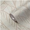 Papeldecor|Large White and Gray Leaf Floral Wallpaper|Floral