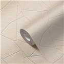 Papeldecor|Modern Abstract Pattern Beige and White Wallpaper|Wallpaper