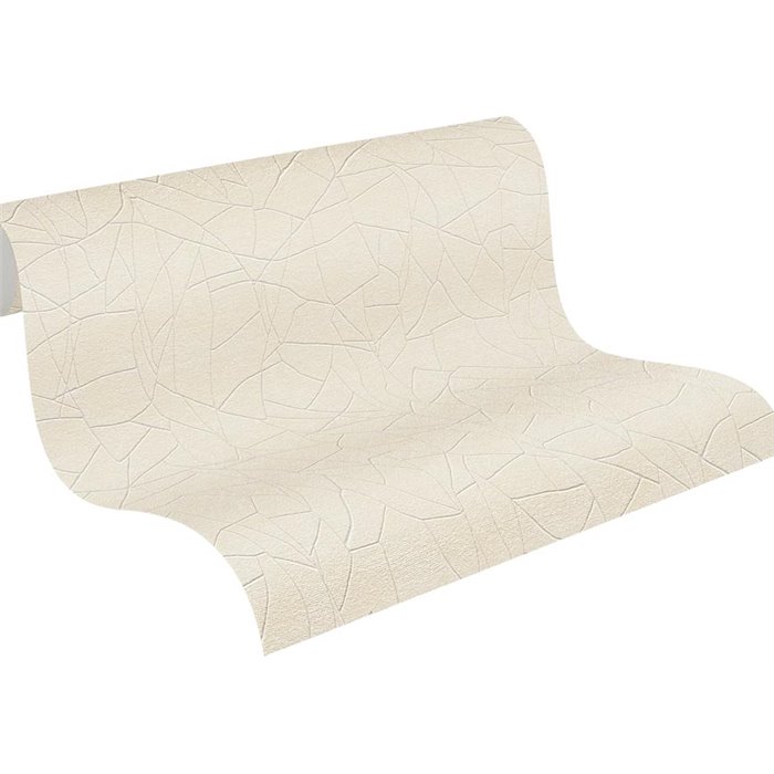 Papel pintado moderno patrón abstracto beige y blanco - Papeldecor Lumière 2026399342