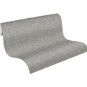 Papeldecor|Modern Interwoven Lines White and Gray Wallpaper|Abstract