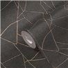 Papeldecor|Tapete Modern Muster Abstrakt Metallisch und Schwarz|Abstrakt