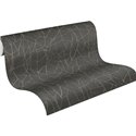 Papeldecor|Tapete Modern Muster Abstrakt Metallisch und Schwarz|Abstrakt