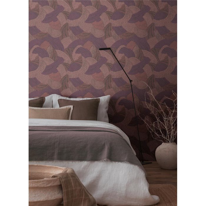 Papeldecor|Papel pintado moderno estilo abstracto rojo|Abstracto