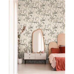 Papeldecor|Tapete Botanisch Stil Art Deco Schwarz|Art Deco 2