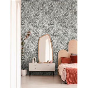 Papeldecor|Urban Jungle Palm Leaves Beige Cream Wallpaper|Floral 2