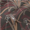 Papeldecor|Tapete Botanisch Stil Art Deco Schwarz|Art Deco