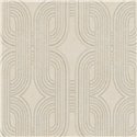 Papeldecor|Modern Metallic Beige Art Deco Wallpaper|Wallpaper