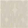 Papeldecor|Modern Metallic Beige Art Deco Wallpaper|Wallpaper