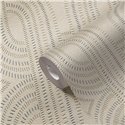 Papeldecor|Modern Metallic Beige Art Deco Wallpaper|Wallpaper