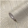 Papeldecor|Modern Metallic Beige Art Deco Wallpaper|Wallpaper