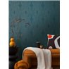 Papeldecor|Modern Interwoven Art Deco Blue and Green Wallpaper|Wallpaper