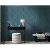 Papeldecor|Modern Interwoven Art Deco Blue and Green Wallpaper|Wallpaper