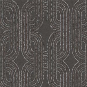 Marburg|Papel pintado moderno textura metalizada gris y plata|Moderno